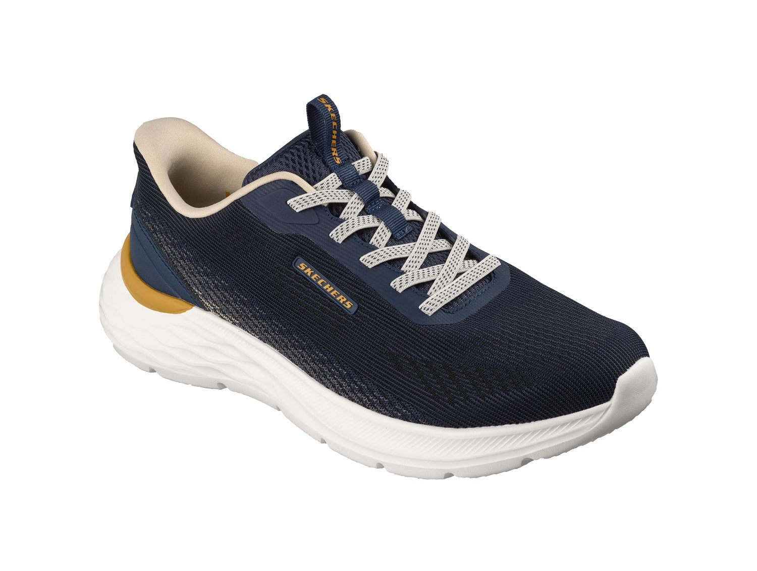 Sneakers Skechers uomo Slip ins Relaxed Fit 211369NVY Garner Ellis Blu 