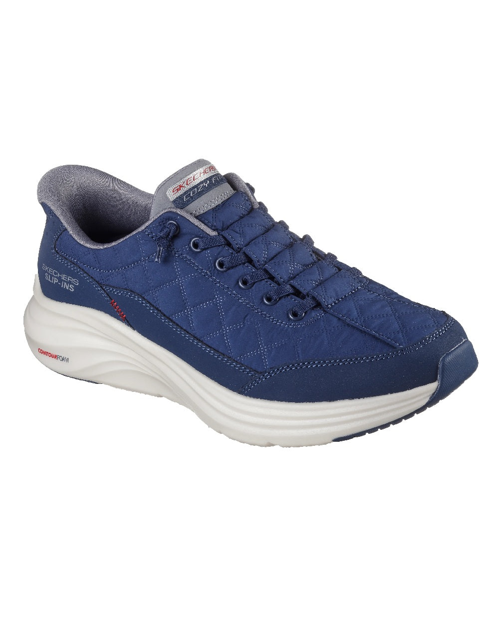 Sneakers Skechers uomo slip ins contour foam 232619NVGY Blu 