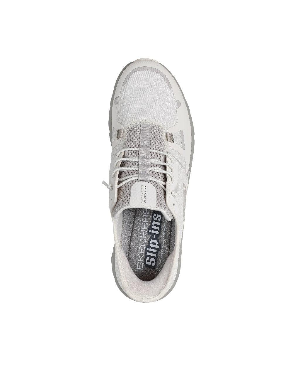 Sneakers Skechers uomo slip ins glide 232930NAT Natural 