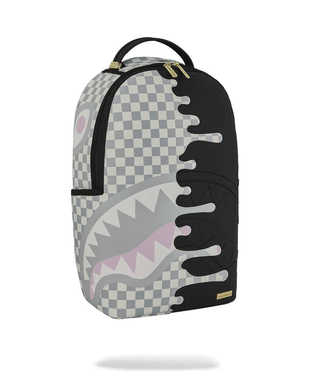Zaino SPRAYGROUND uomo Cream Check Side Drip B8758 Crema<BR/> 