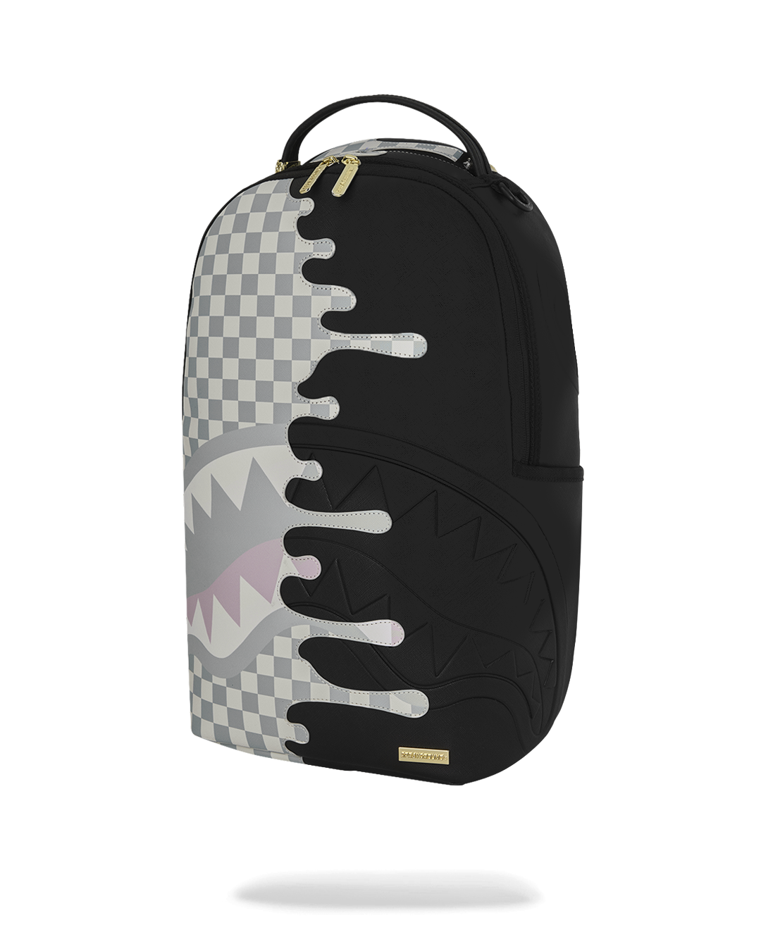 Zaino SPRAYGROUND uomo Cream Check Side Drip B8758 Crema<BR/> 