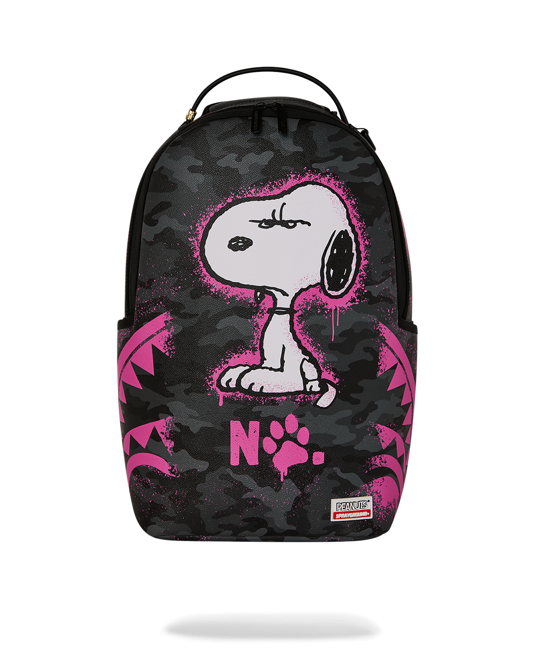 Zaino SPRAYGROUND donna Snoopy Pink Stencil B8781 Nero 