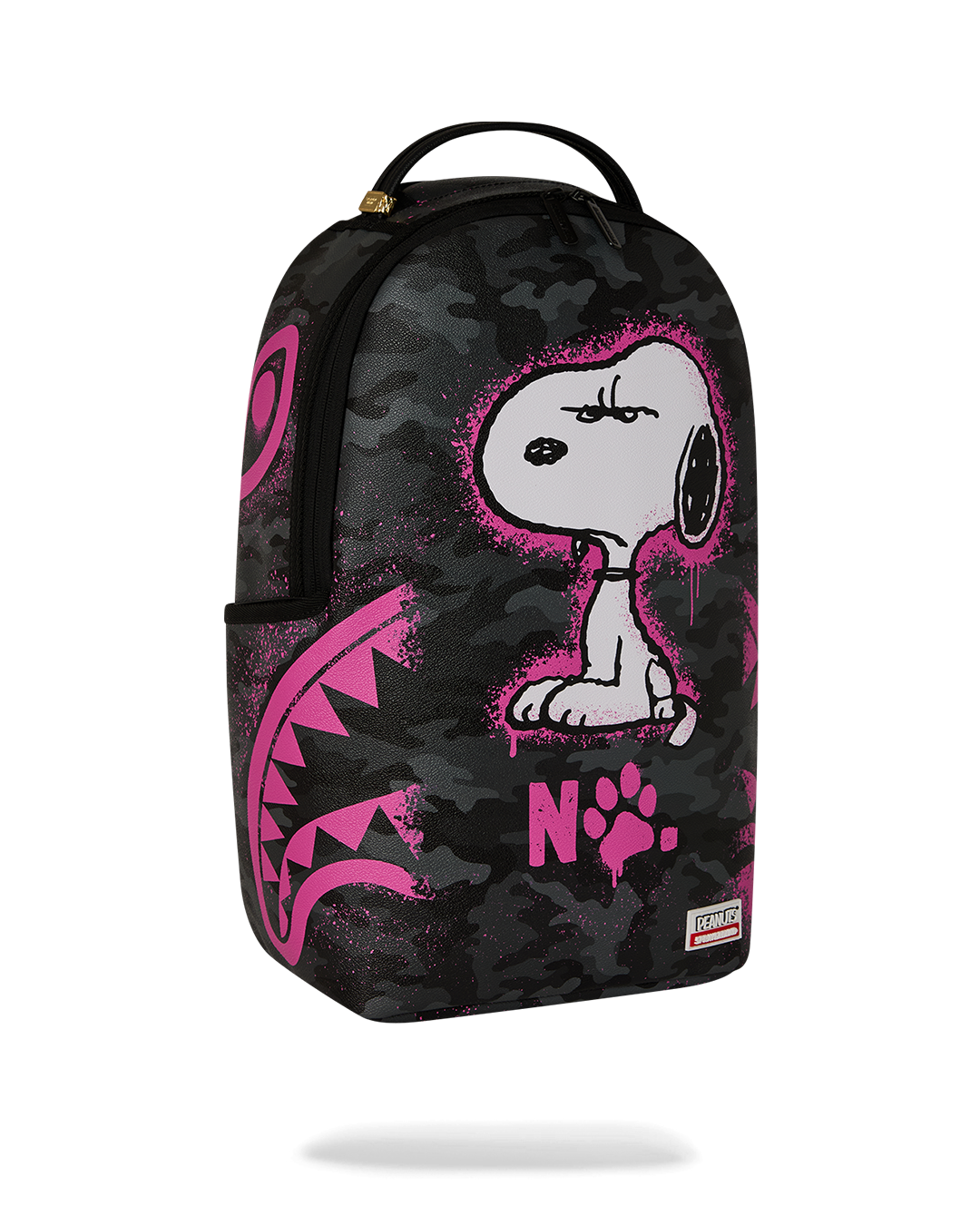 Zaino SPRAYGROUND donna Snoopy Pink Stencil B8781 Nero 