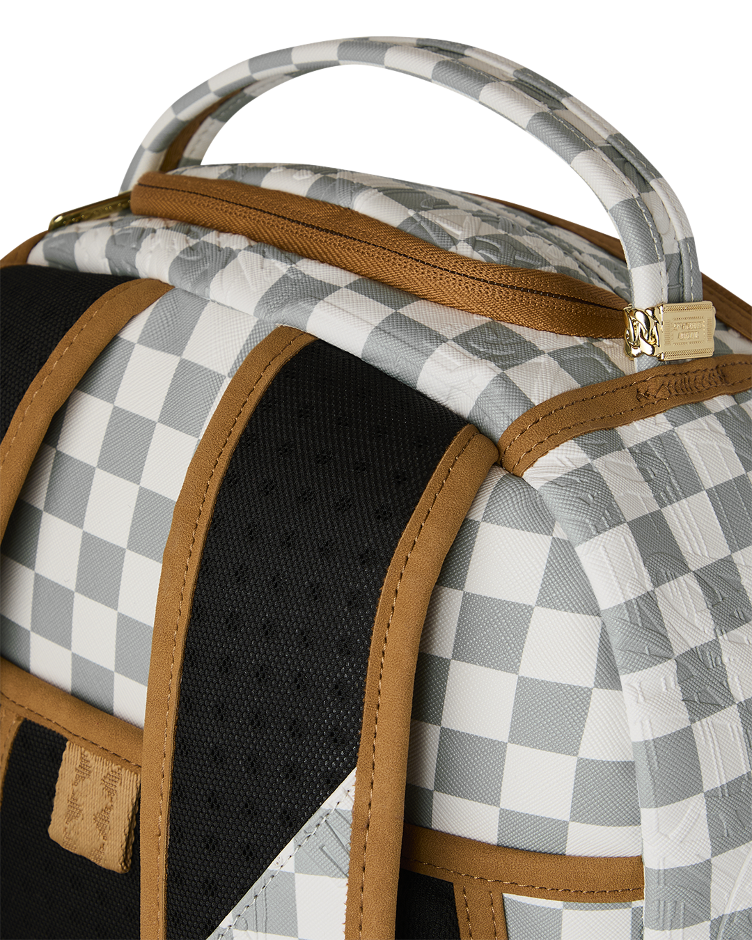 Zaino SPRAYGROUND uomo Graff Embossed Cream Check B8848 Crema 