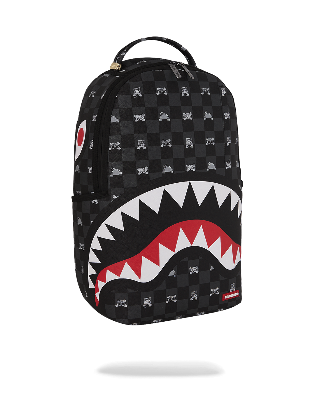 Zaino SPRAYGROUND uomo Gray Peeking Character Check B8872 Nero 
