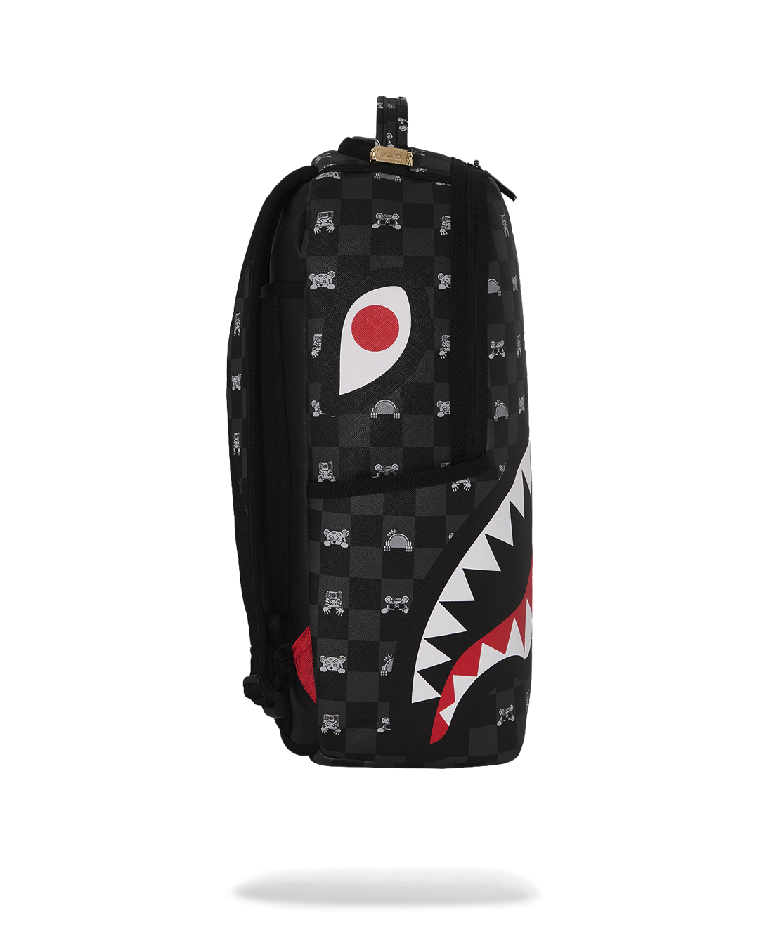 Zaino SPRAYGROUND uomo Gray Peeking Character Check B8872 Nero 