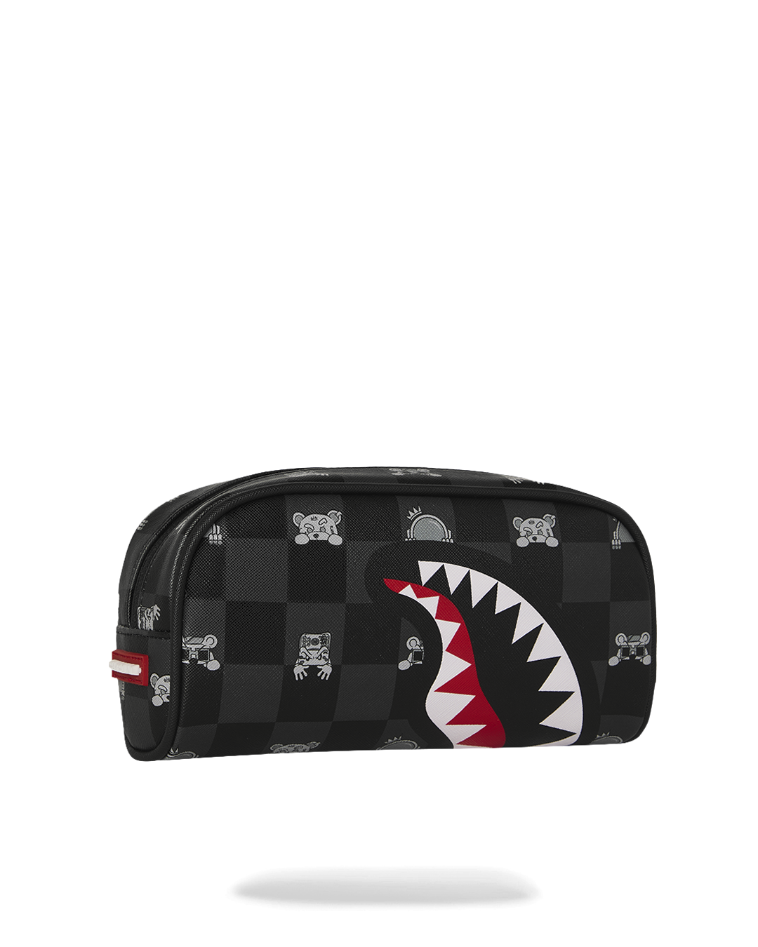 Portapenne SPRAYGROUND uomo Gray Peeking Character Check B8913 Nero<BR/> 