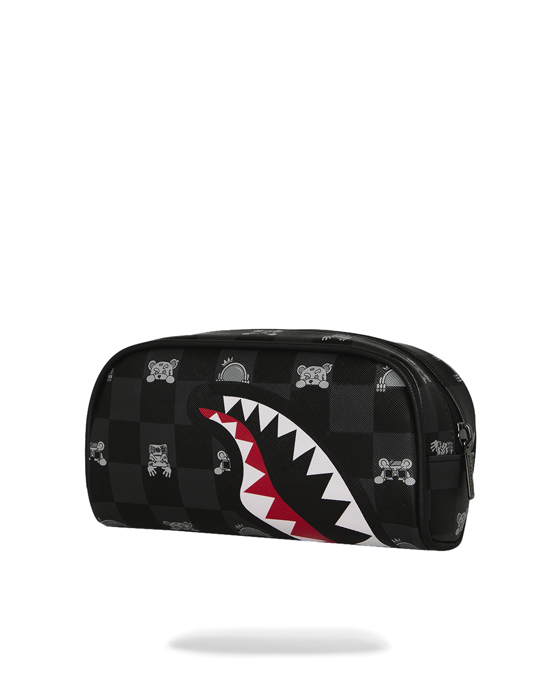 Portapenne SPRAYGROUND uomo Gray Peeking Character Check B8913 Nero<BR/> 