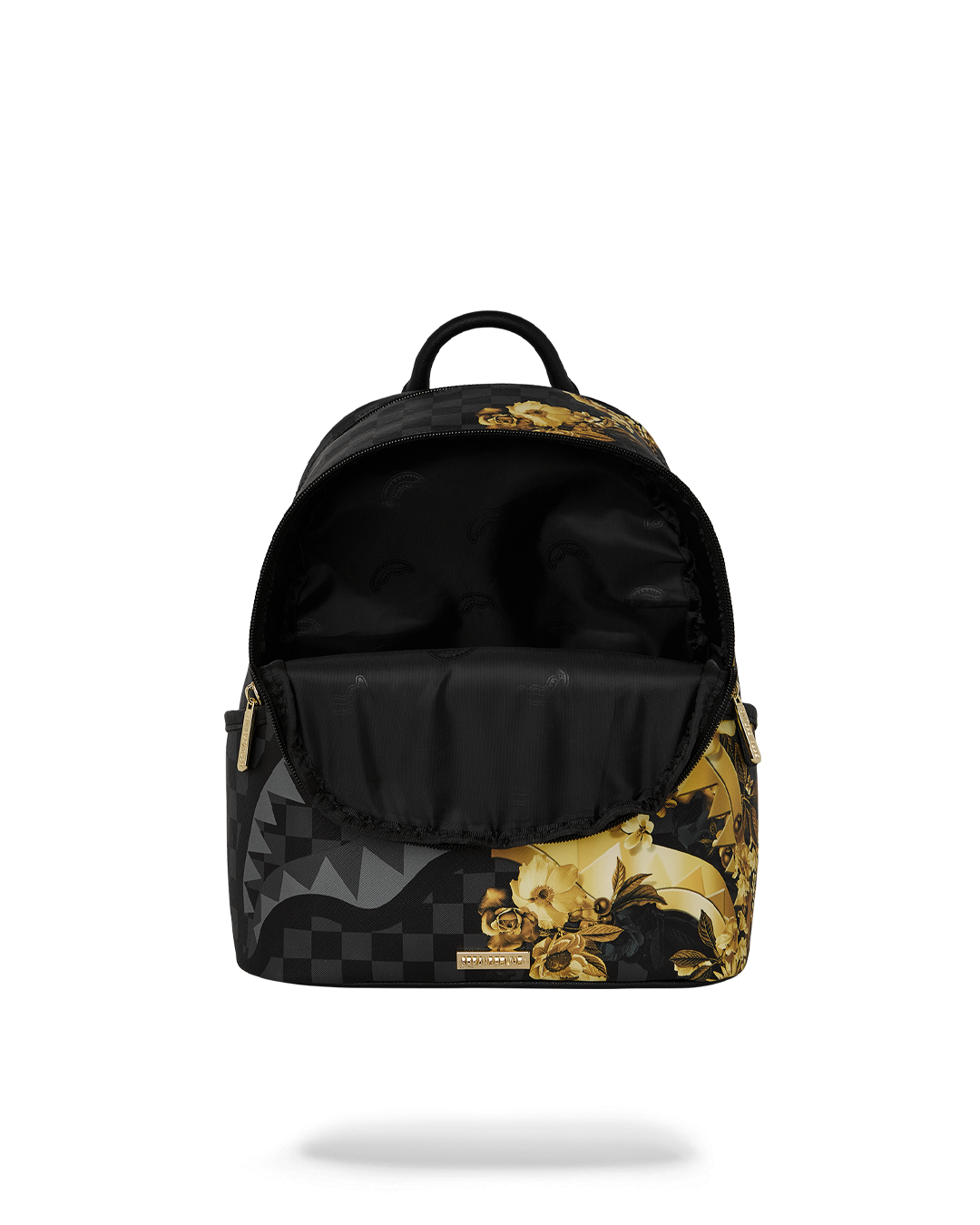 Zaino SPRAYGROUND donna Gold Floral Remix Savage B9003 Nero/oro 