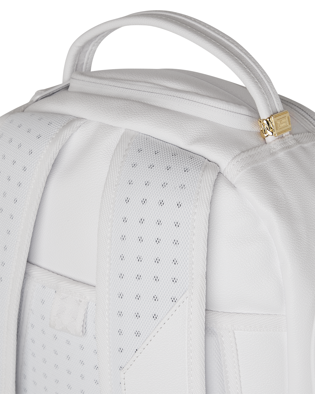Zaino SPRAYGROUND uomo Gold Brick Luxe White B9245 Bianco 
