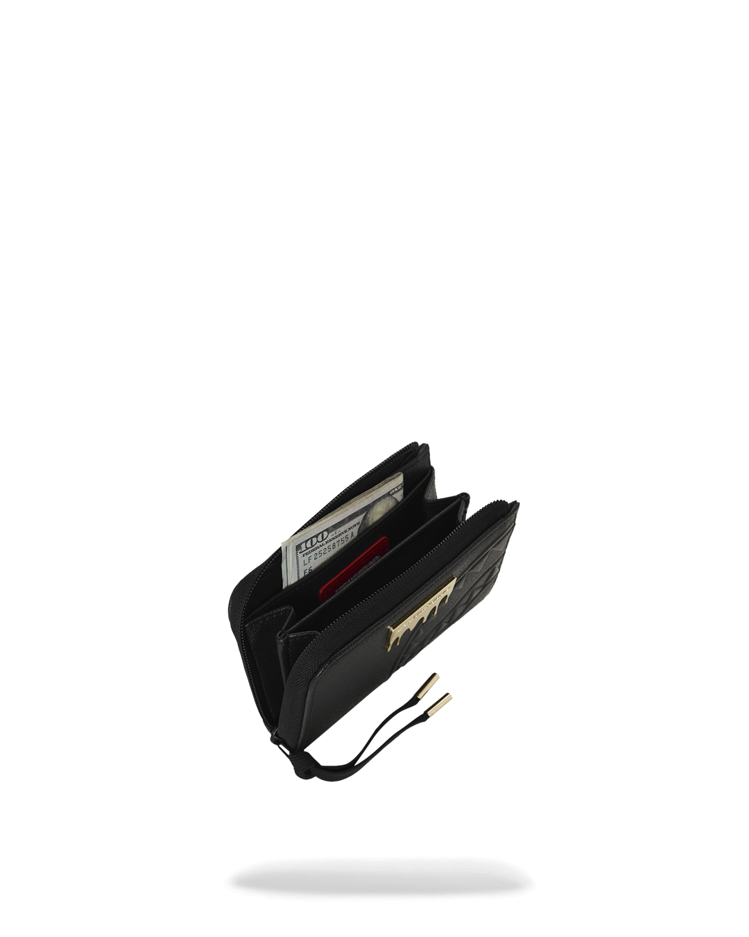 Portafoglio SPRAYGROUND uomo Gold Brick Luxe W9046 Nero 