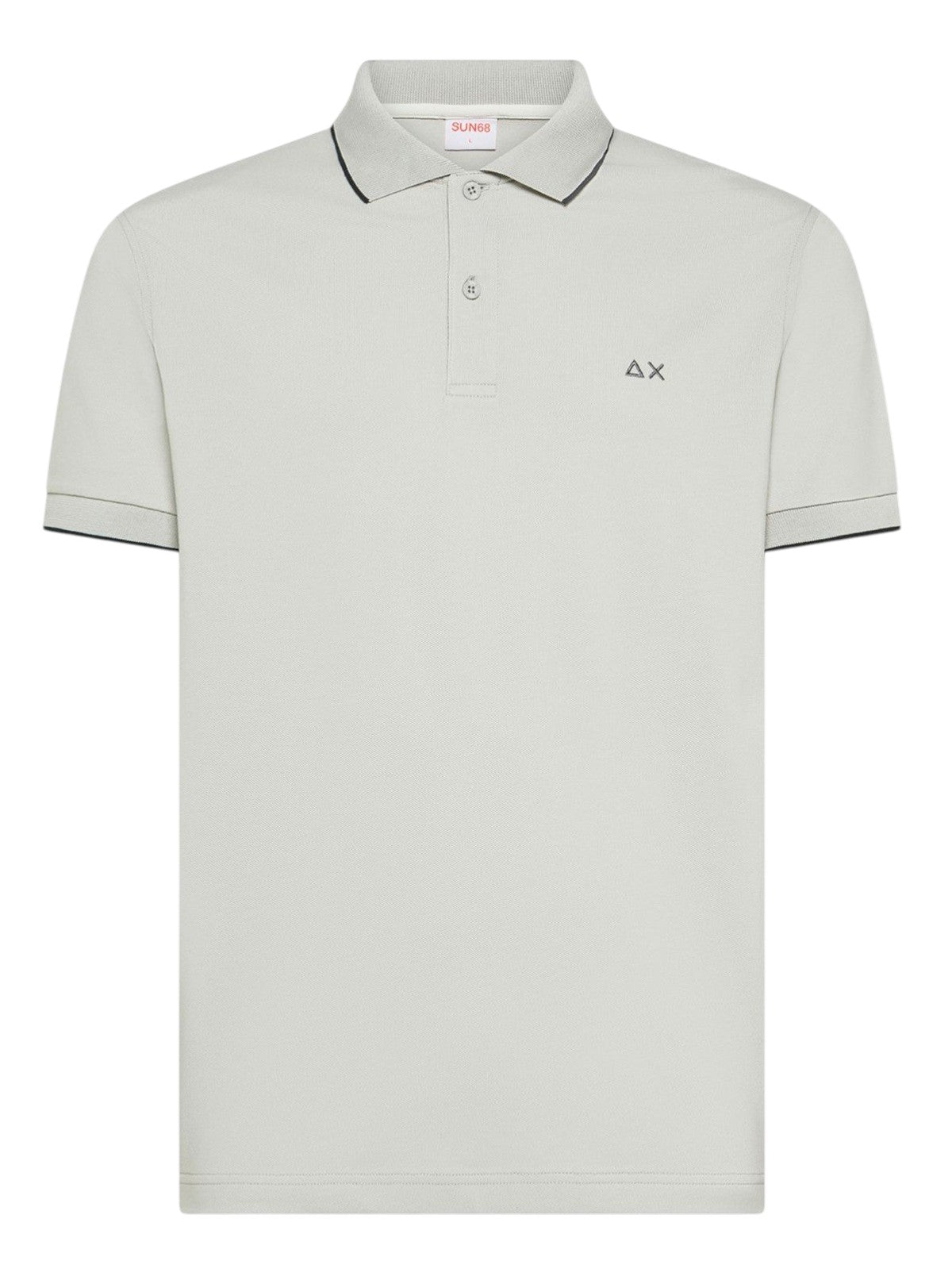 Polo Sun68 uomo A3611106 Small Stripes Basica Grigio <BR/> 