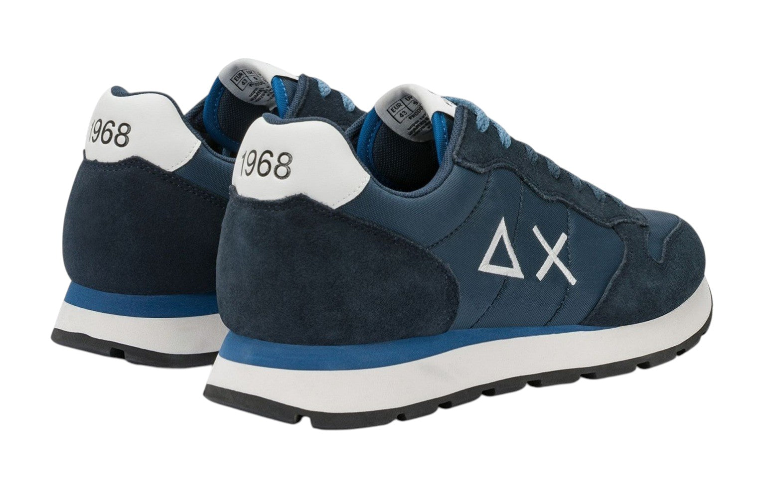 Sneakers Sun68 uomo BZ3610107 Tom Solid Blu Navy<BR/> 