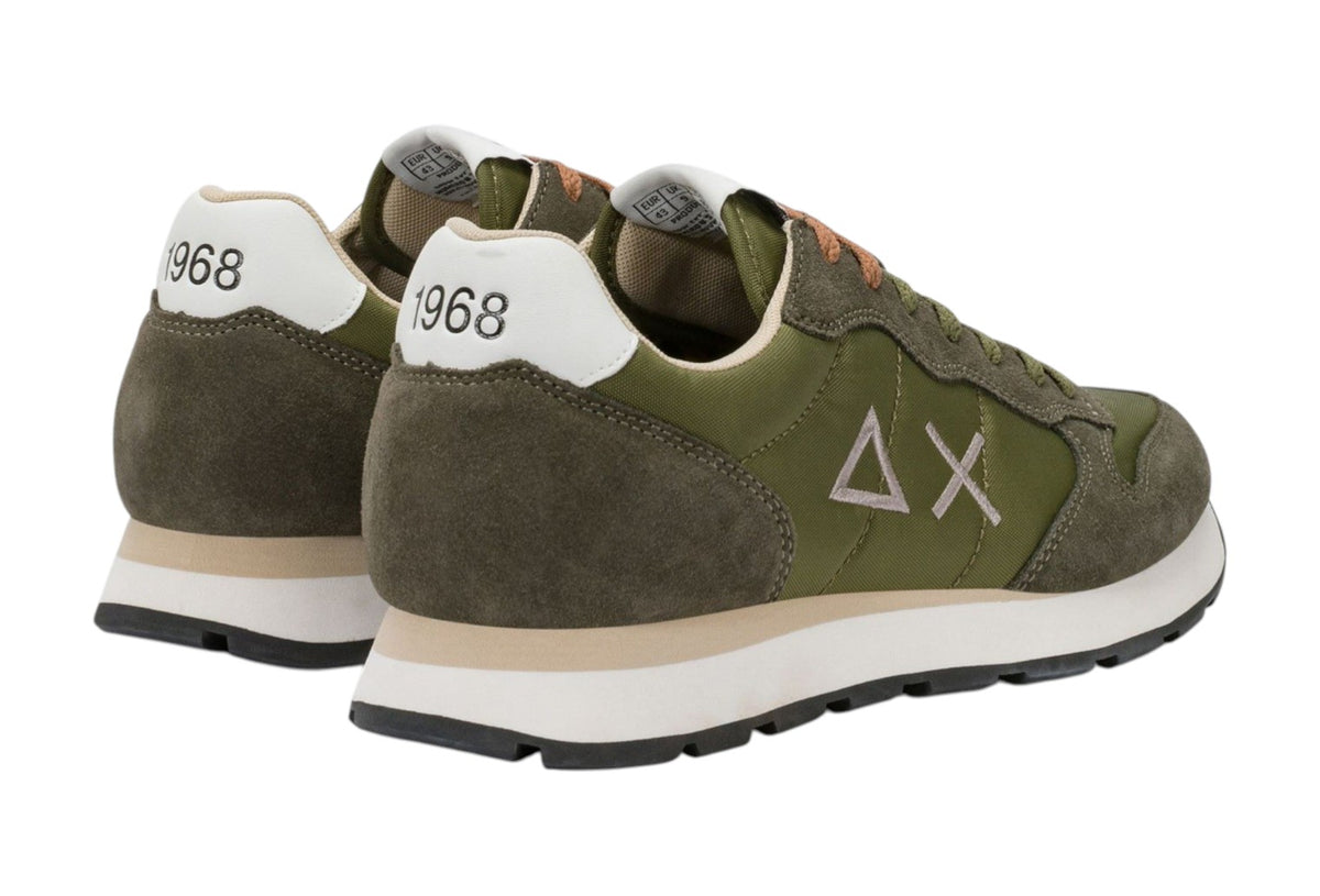 Sneakers Sun68 uomo BZ3610119 Tom Solid Verde militare<BR/> 