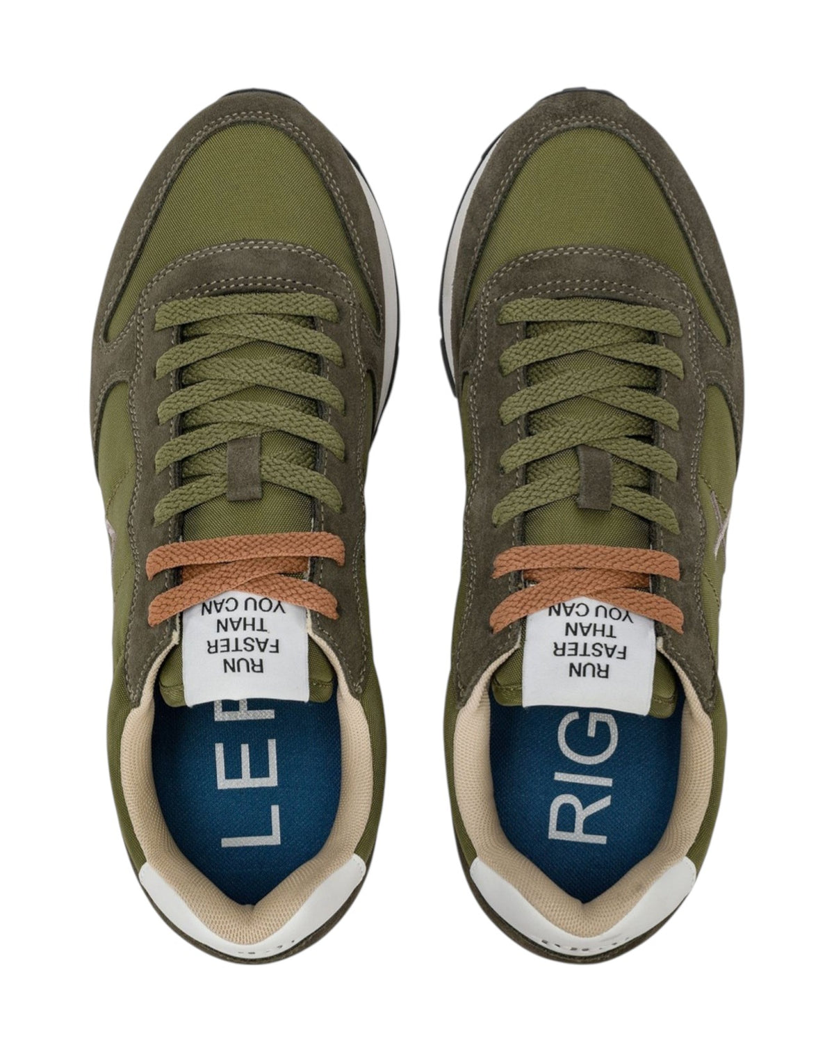 Sneakers Sun68 uomo BZ3610119 Tom Solid Verde militare<BR/> 