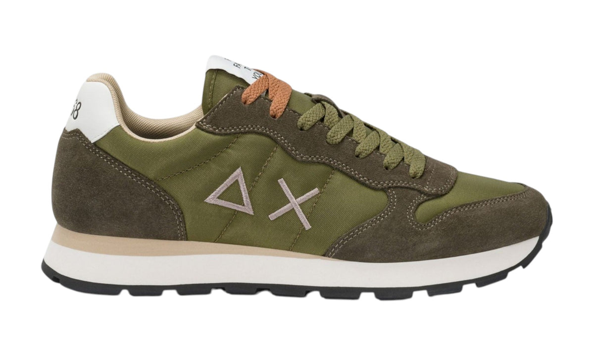 Sneakers Sun68 uomo BZ3610119 Tom Solid Verde militare<BR/> 