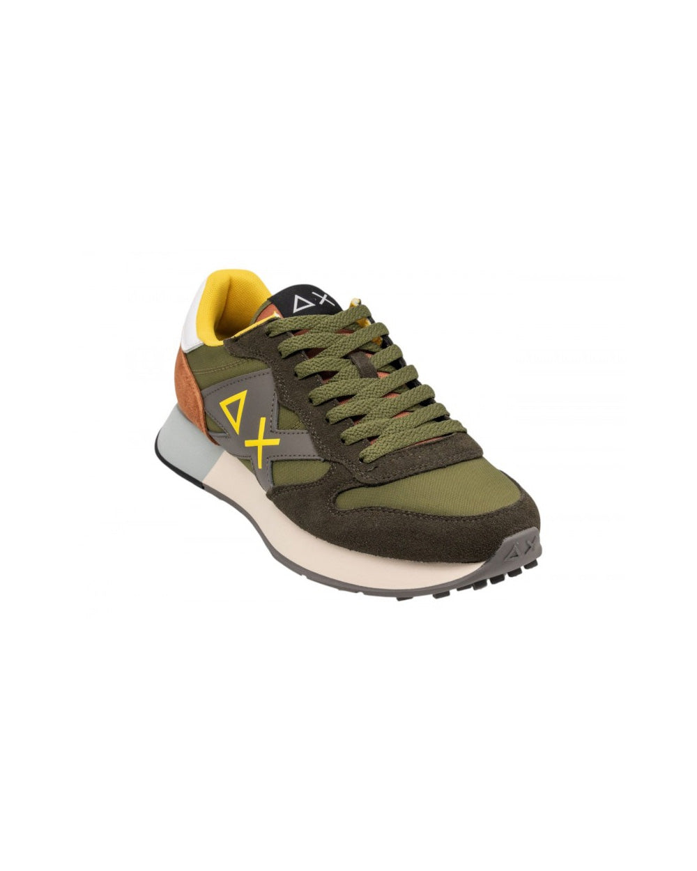 Sneakers SUN68 uomo SOLID 2.0 BZ36115 Militare<BR/> 