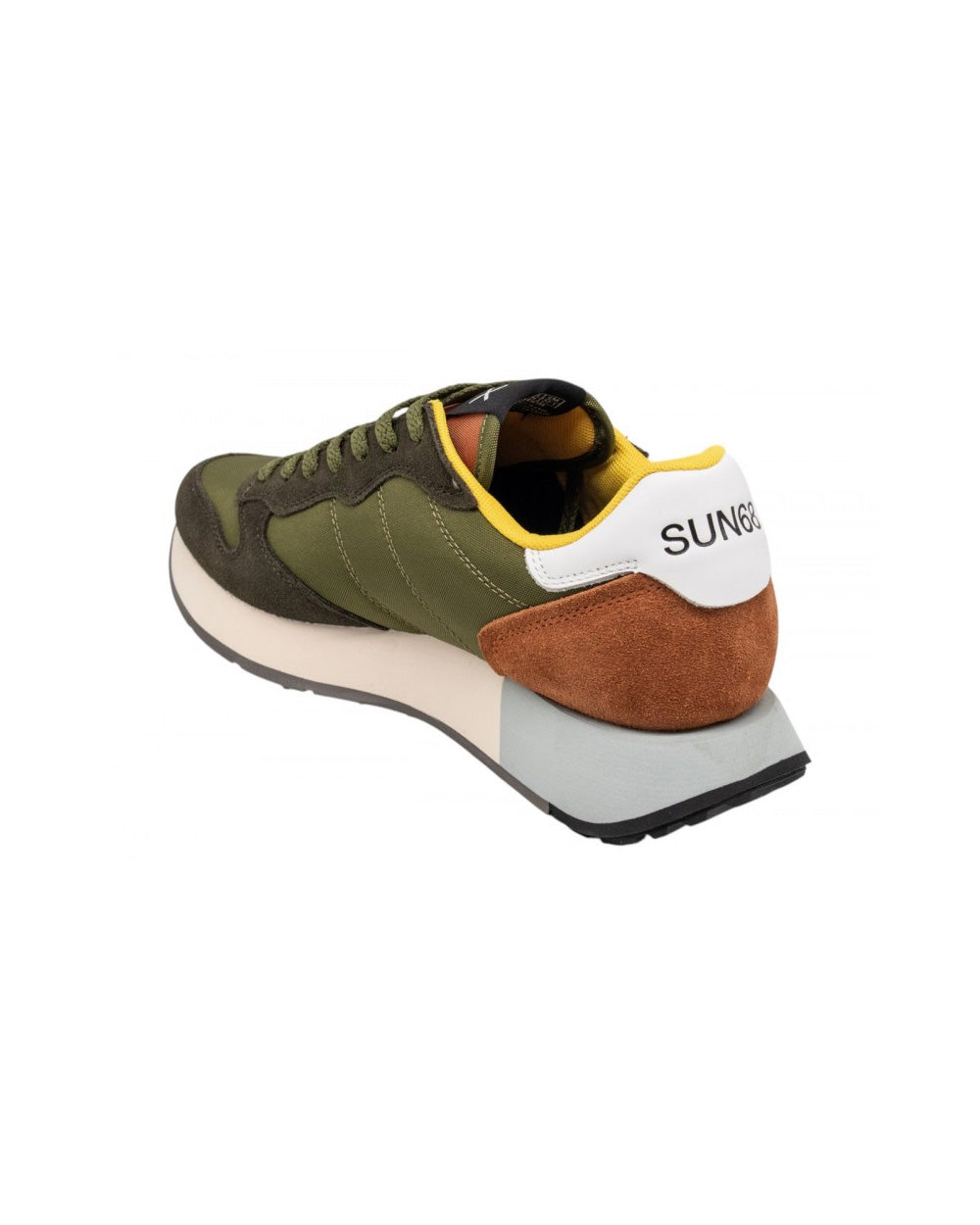 Sneakers SUN68 uomo SOLID 2.0 BZ36115 Militare<BR/> 