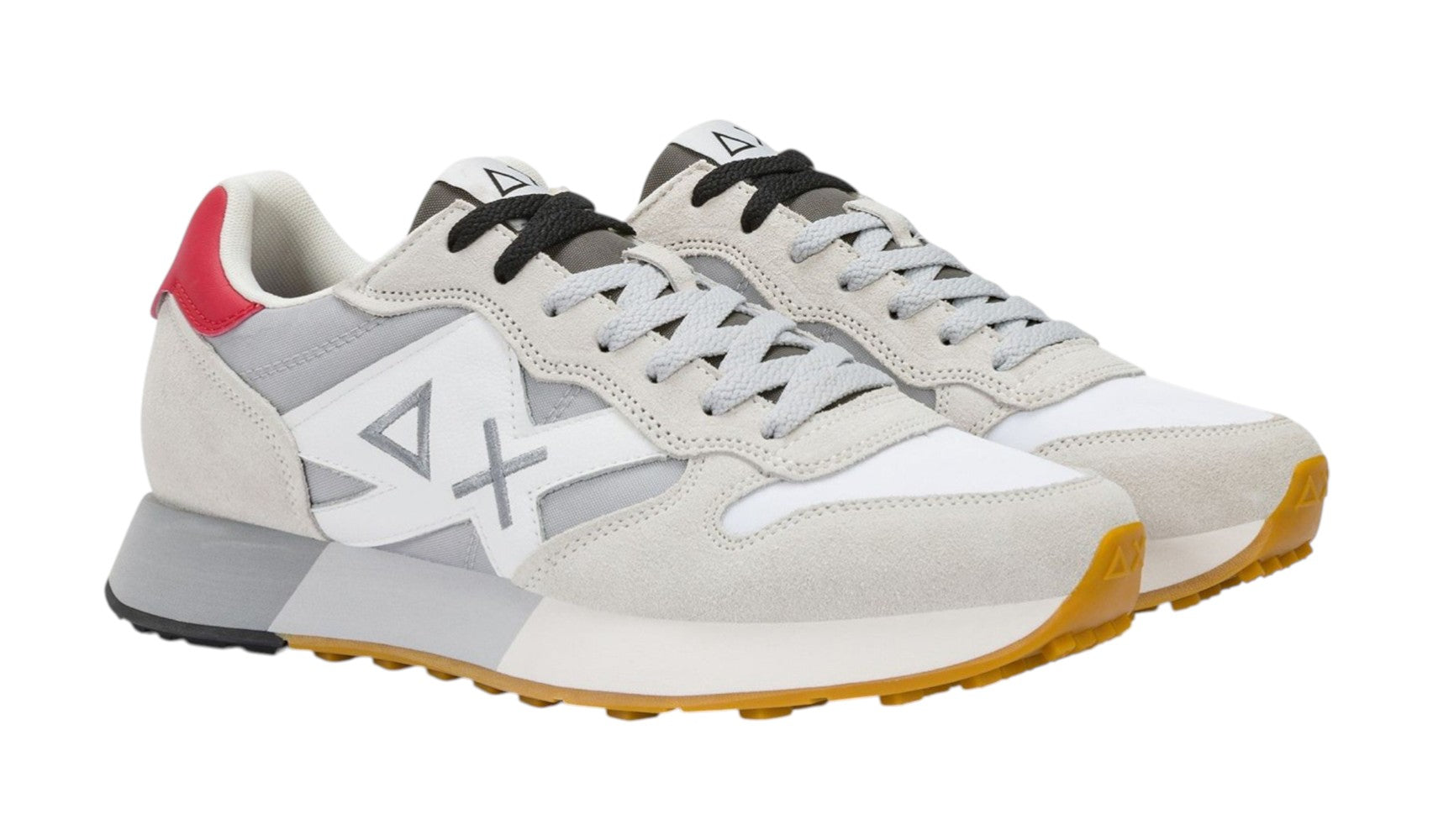 Sneakers Sun68 uomo BZ361160106 Jaki 2.0 Solid Bianco Grigio chiaro<BR/> 