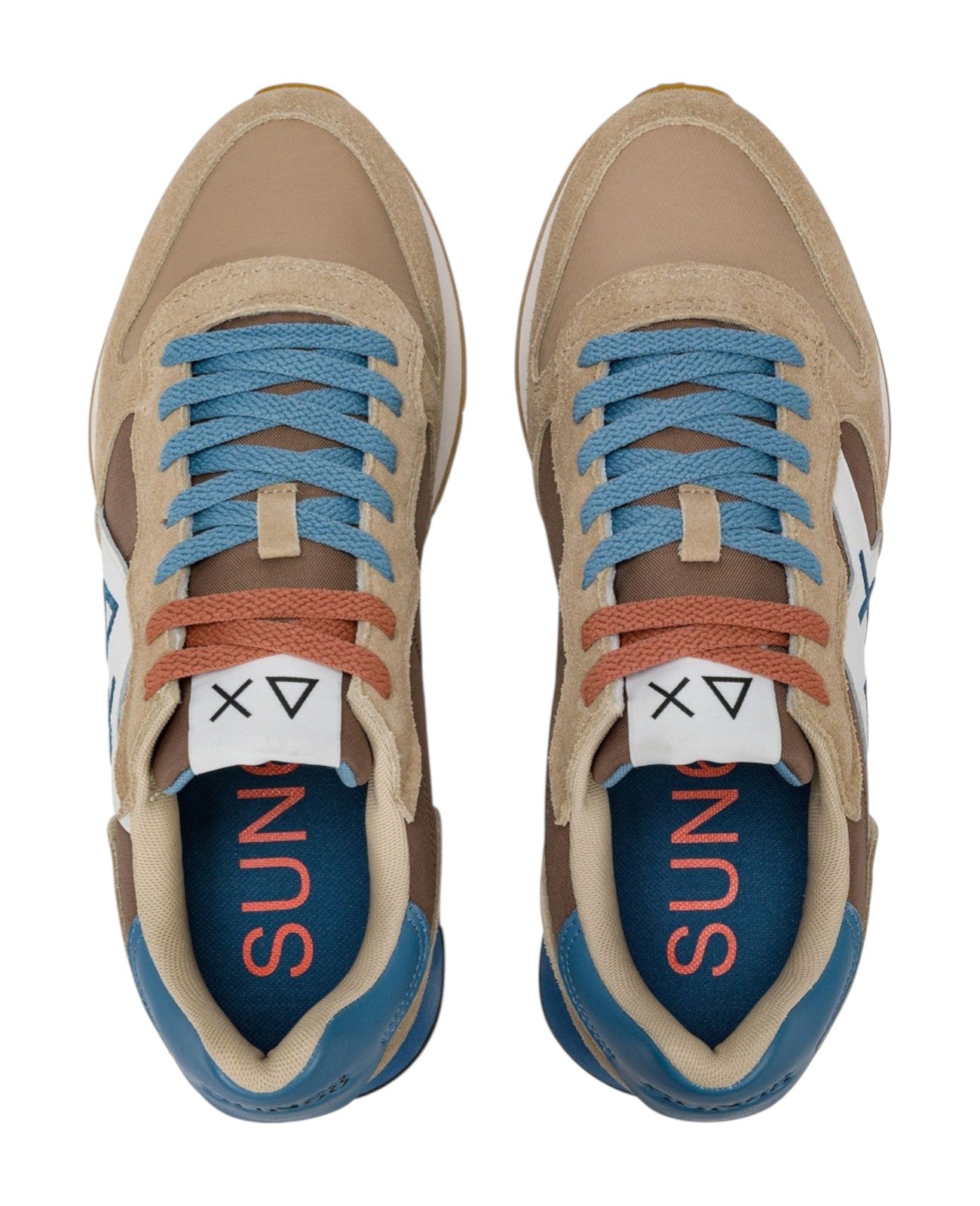 Sneakers Sun68 uomo BZ361161693 Jaki 2.0 Solid Beige Marrone Volpe<BR/> 
