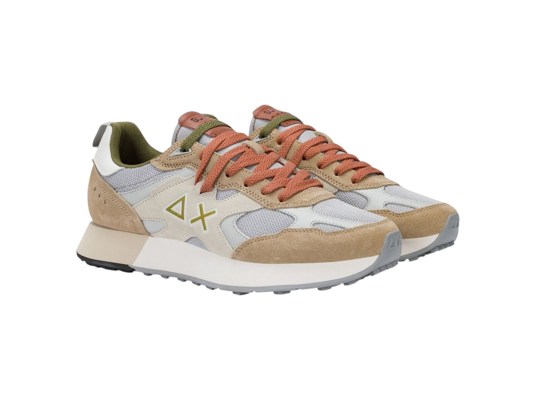Sneakers Sun68 uomo BZ36118 16 Jaki Outdoor Suede Beige<BR/> 