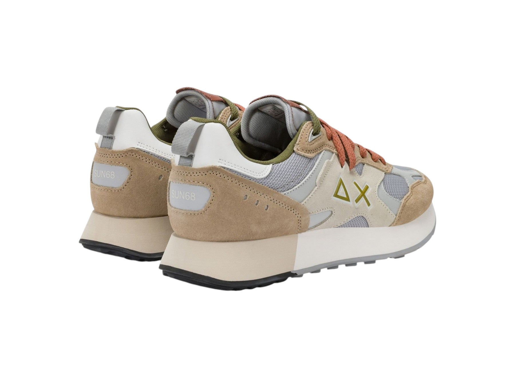 Sneakers Sun68 uomo BZ36118 16 Jaki Outdoor Suede Beige<BR/> 