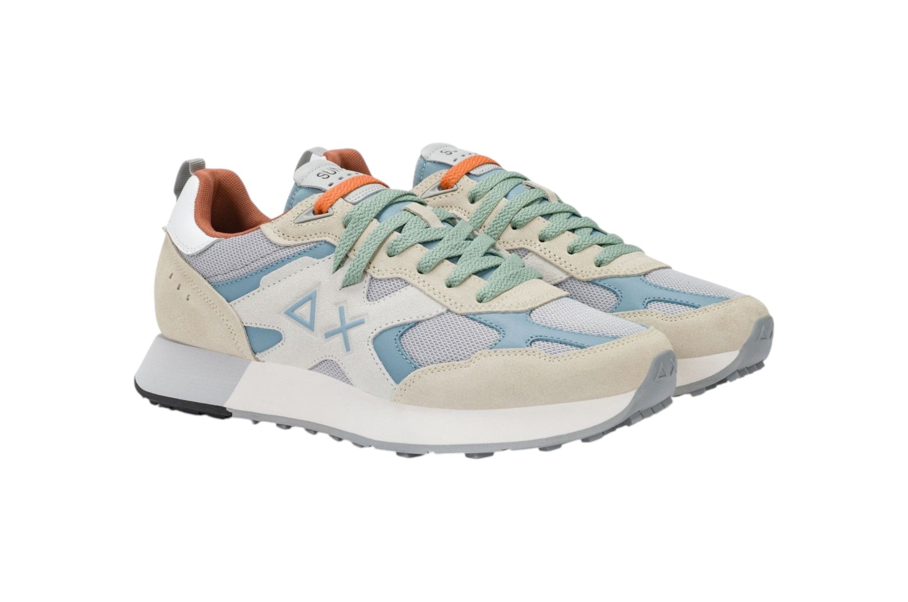 Sneakers Sun68 uomo BZ36118 31 Jaki Outdoor Suede Bianco Panna<BR/> 