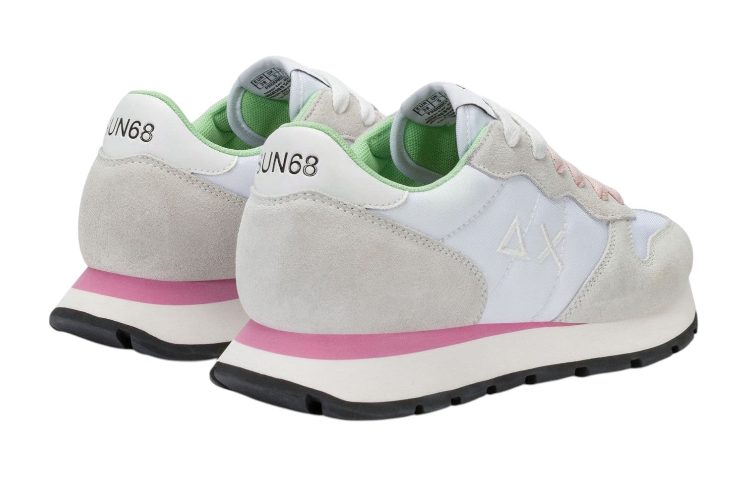 Sneakers Sun68 donna BZ3620101 Ally Solid Bianco<BR/> 