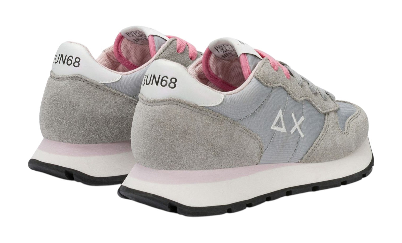 Sneakers Sun68 donna BZ3620106 Ally Solid Grigio chiaro<BR/> 