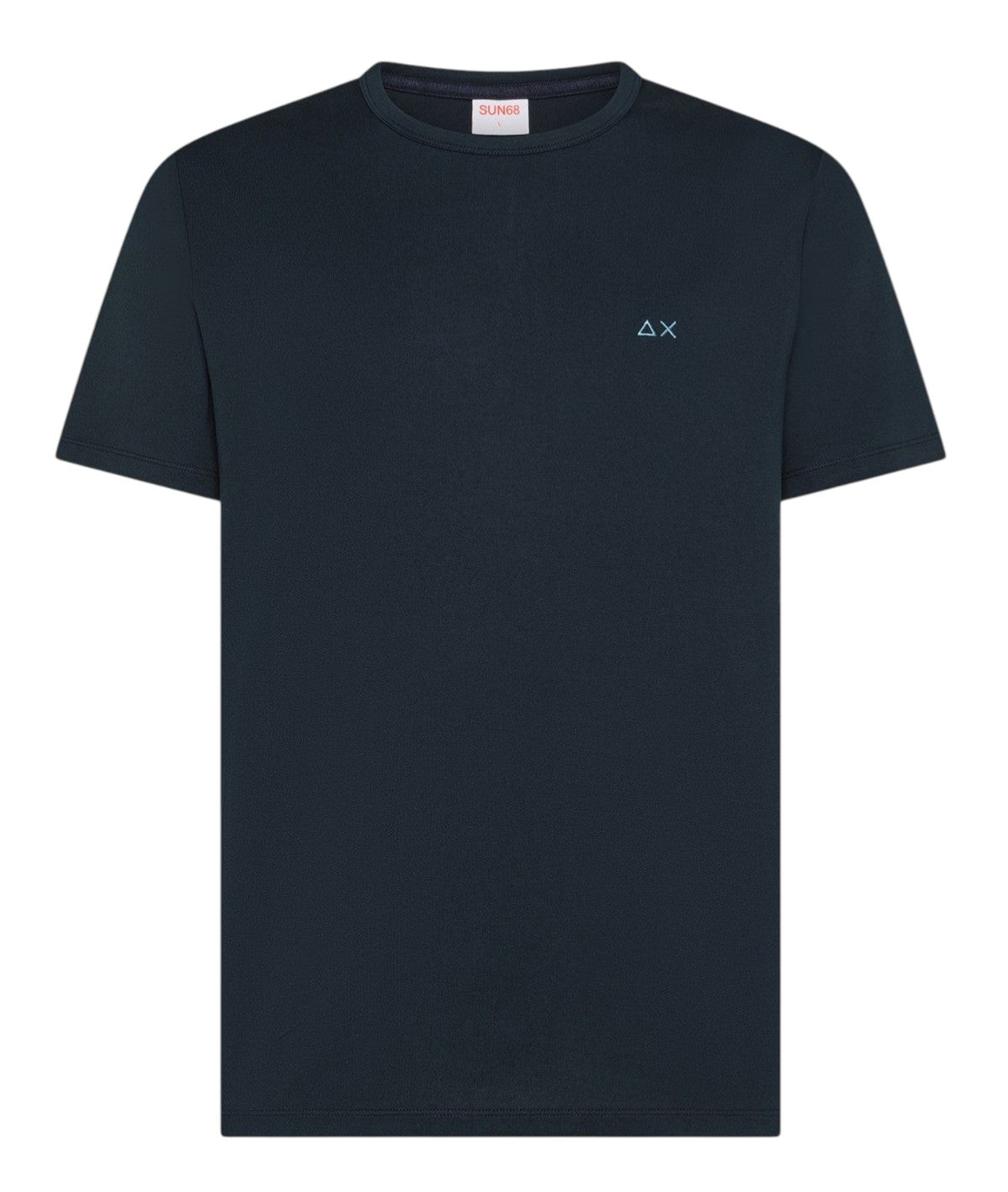 T-shirt Sun68 uomo T3612707 Jersey Mercerized Blu Navy<BR/> 
