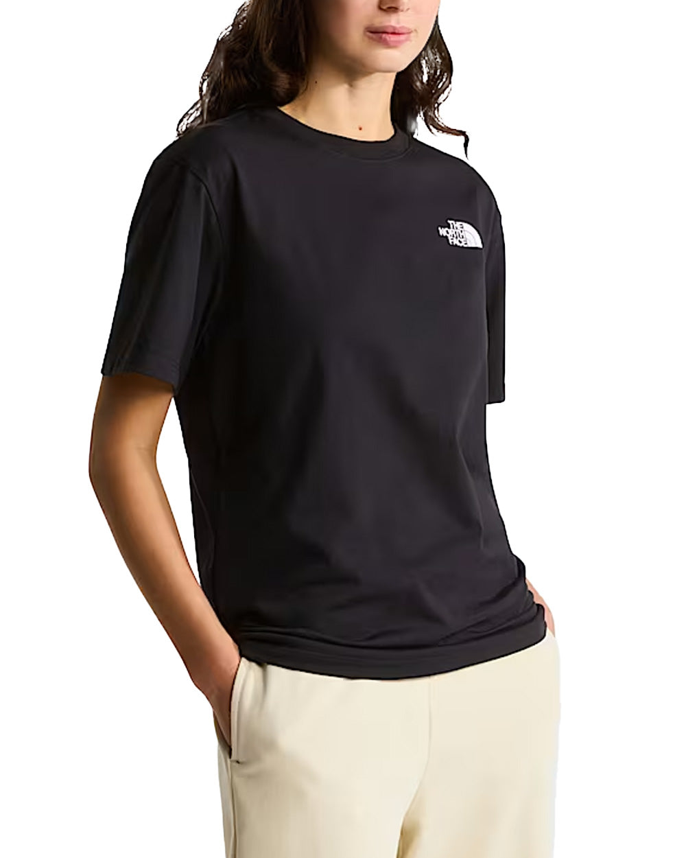 T-shirt THE NORTH FACE donna Evolution NSE Box Relaxed 8B6W Nero 