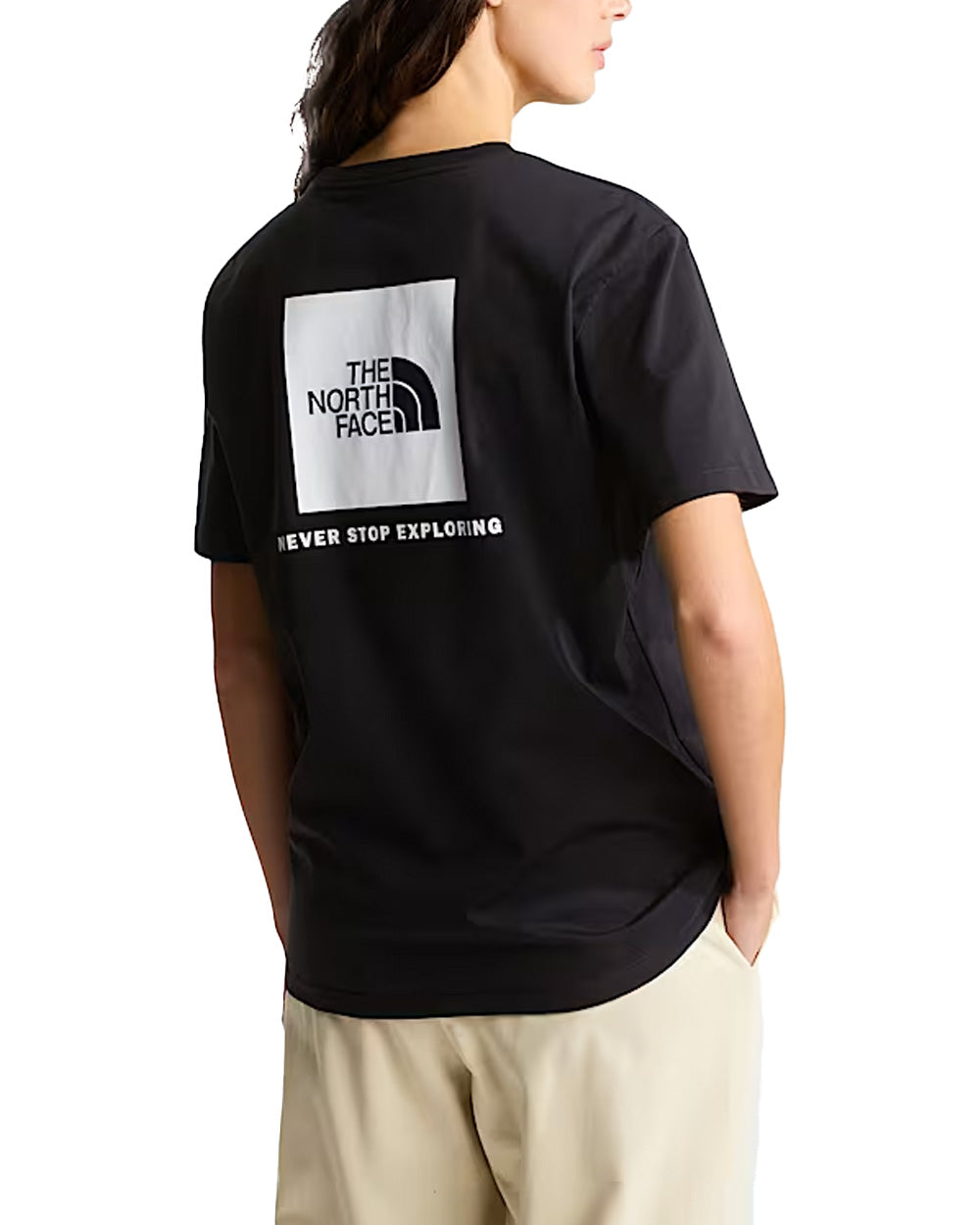 T-shirt THE NORTH FACE donna Evolution NSE Box Relaxed 8B6W Nero 