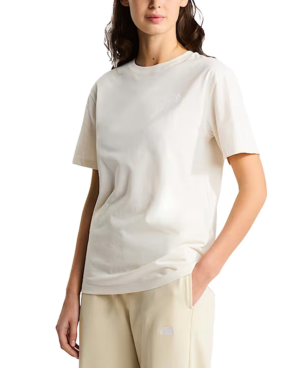 T-shirt THE NORTH FACE donna Evolution NSE Box Relaxed 8B6W Bianco 