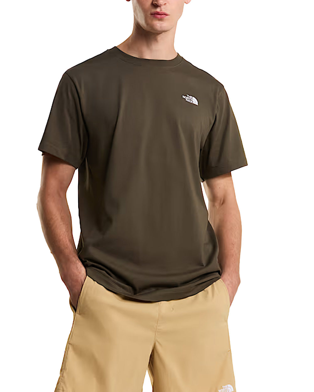 T-shirt THE NORTH FACE uomo Evolution Simple Dome Regular 8CZ2 Verde 