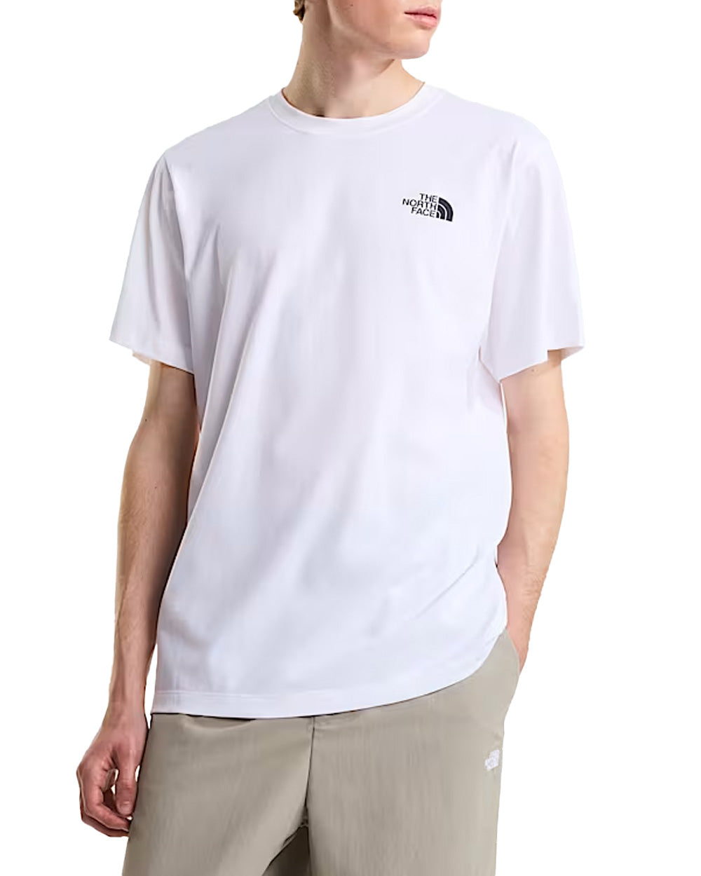 T-shirt THE NORTH FACE Vertical Regular uomo 8GV1 Bianca<BR/> 