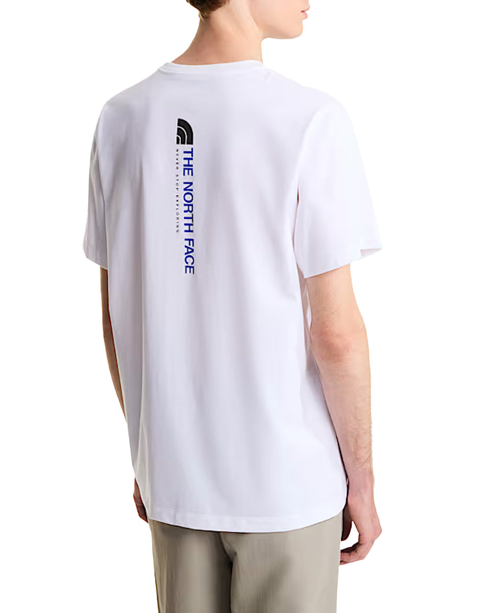 T-shirt THE NORTH FACE Vertical Regular uomo 8GV1 Bianca<BR/> 