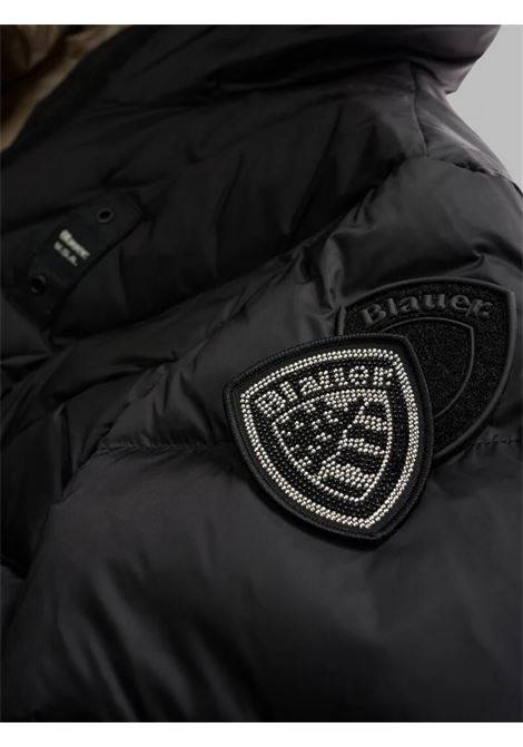 Piumino Lungo Althea Nero con Pelliccia Removibile BLAUER | Piumino | BLDK03098999EI