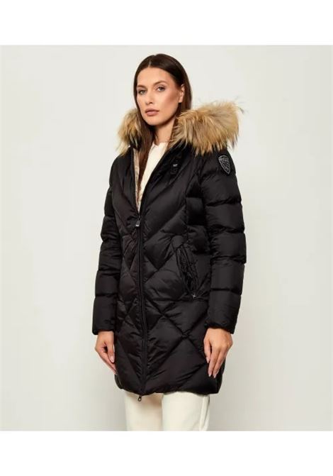 Piumino Lungo Althea Nero con Pelliccia Removibile BLAUER | Piumino | BLDK03098999EI