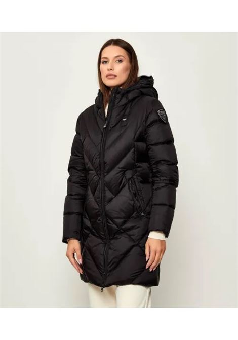 Piumino Lungo Althea Nero con Pelliccia Removibile BLAUER | Piumino | BLDK03098999EI