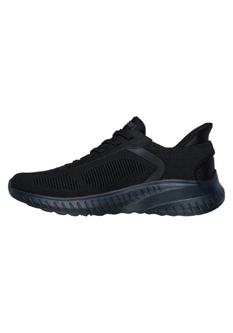 Sneakers Skechers uomo slip ins bobs sport squad chaos 118312DKNV Nero SKECHERS | Sneakers | 118312DKNV